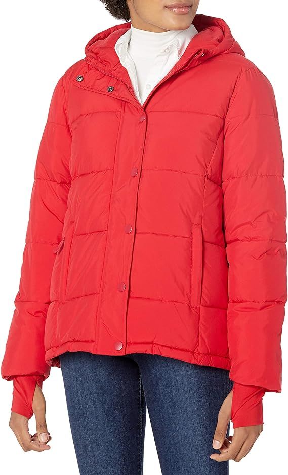 Amazon Essentials Women's Heavyweight Long-Sleeve Hooded Puffer Coat (Available in Plus Size), Re... | Amazon (US)