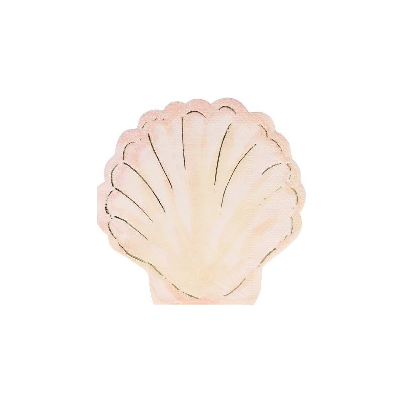 Meri Meri Watercolor Clam Shell Napkins | Target