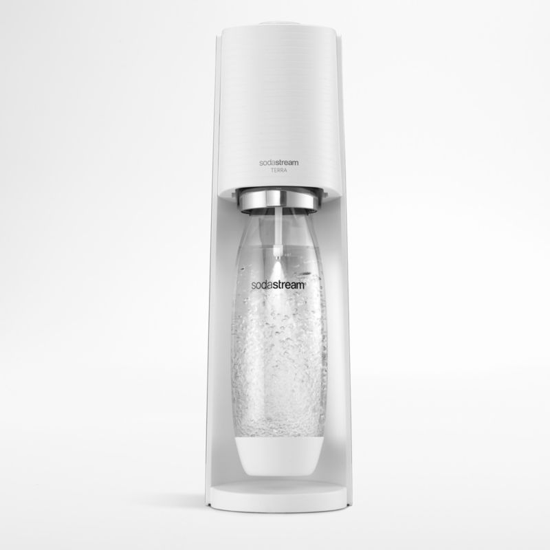 SodaStream Terra White Sparkling Water Maker + Reviews | Crate and Barrel | Crate & Barrel