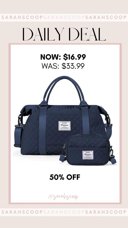 Snag this Weekender Bag deal before it's gone! Save a massive 50% for a limited time only! #sale #deals #AmazonDeals #Amazon #bag #weekenderbag

#LTKstyletip #LTKsalealert #LTKfindsunder50