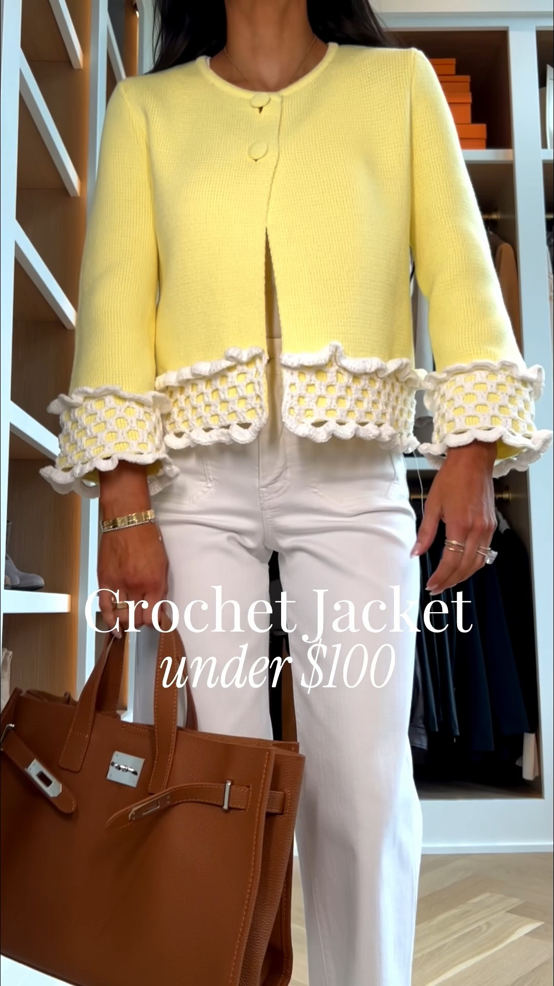 Zara new arrivals for spring / summer
Zara yellow knit jacket 
Citizens white jeans wearing a 23 
Summer outfit ideas 
@Zara

#LTKOver40 #LTKSeasonal #LTKWorkwear