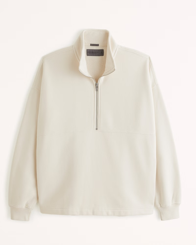 Essential Half-Zip Sweatshirt | Abercrombie & Fitch (US)