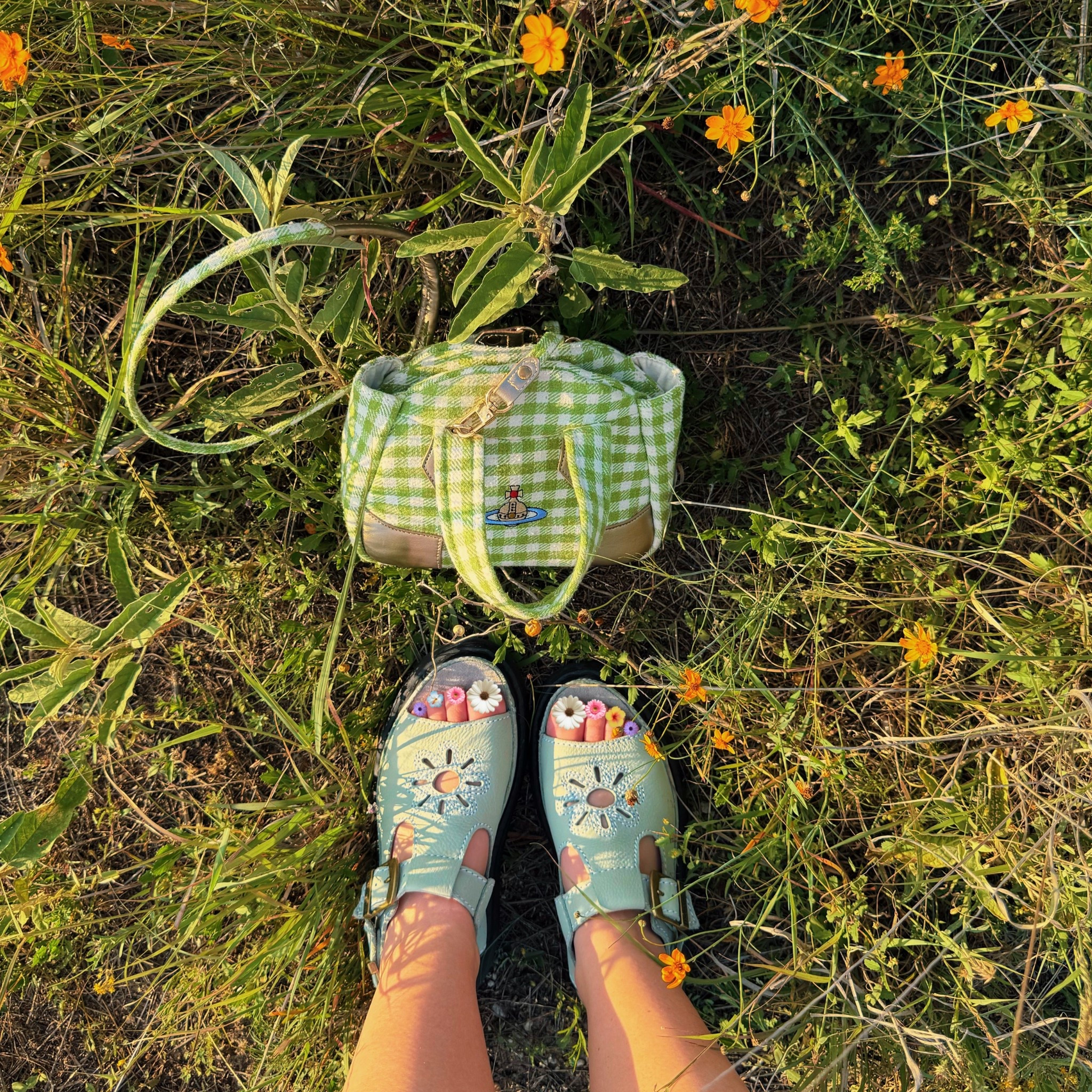 Sage mint green flower dunnet dr marten sandals 💚 

#LTKStyleTip #LTKGiftGuide #LTKSaleAlert