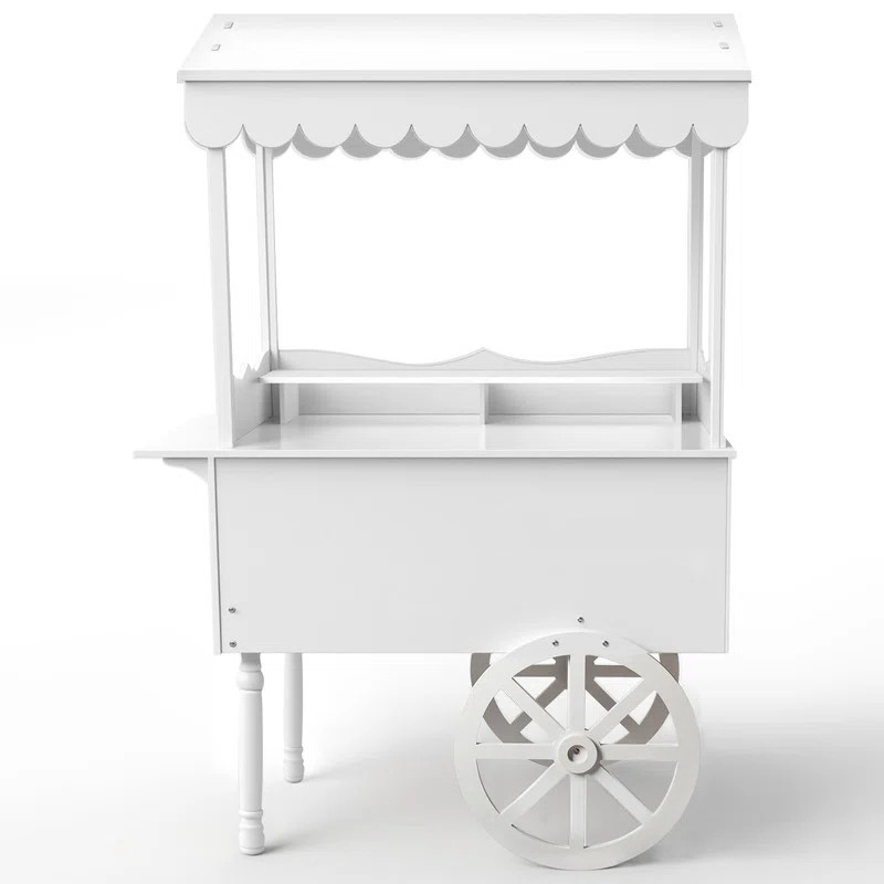 70"x40"x22" Versatile Candy Cart with Wheels, Ice Cream Cart for Business, Party Dessert Cart & F... | Wayfair North America