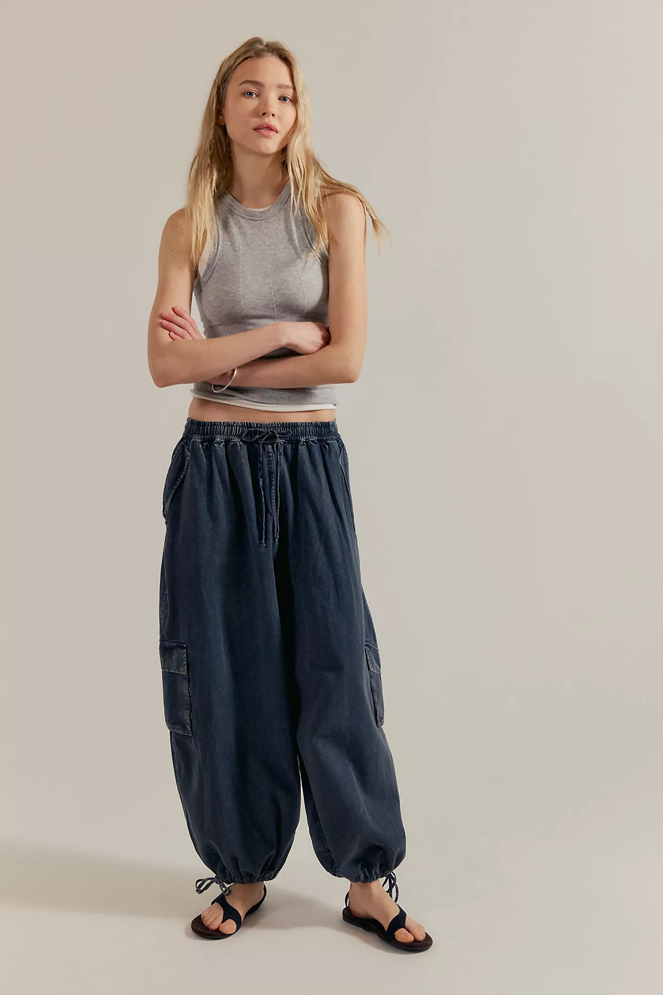 Bobbi Pull-On Cargo Trousers | Free People (Global - UK&FR Excluded)