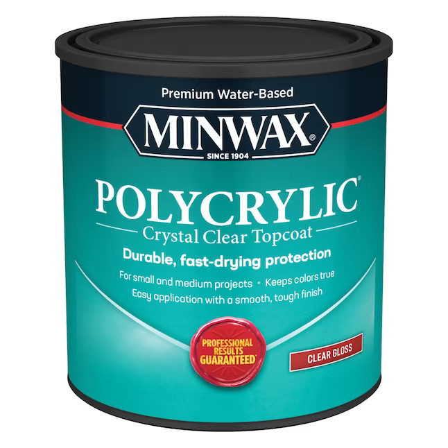 Minwax Polycrylic Water-based Clear Transparent Gloss Interior Stain ( 1-quart ) | Lowe's