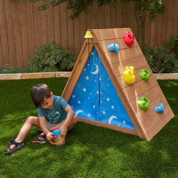Target/Toys/Dress Up & Pretend Play/Play Tents‎KidKraft A-Frame Hideaway & Climber TentShop all... | Target