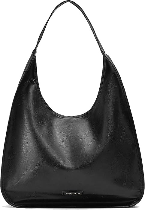 NEWBELLA Women's Hobo Handbags - Soft PU Leather Shoulder Tote Purses with Zipper for Stylish and... | Amazon (US)