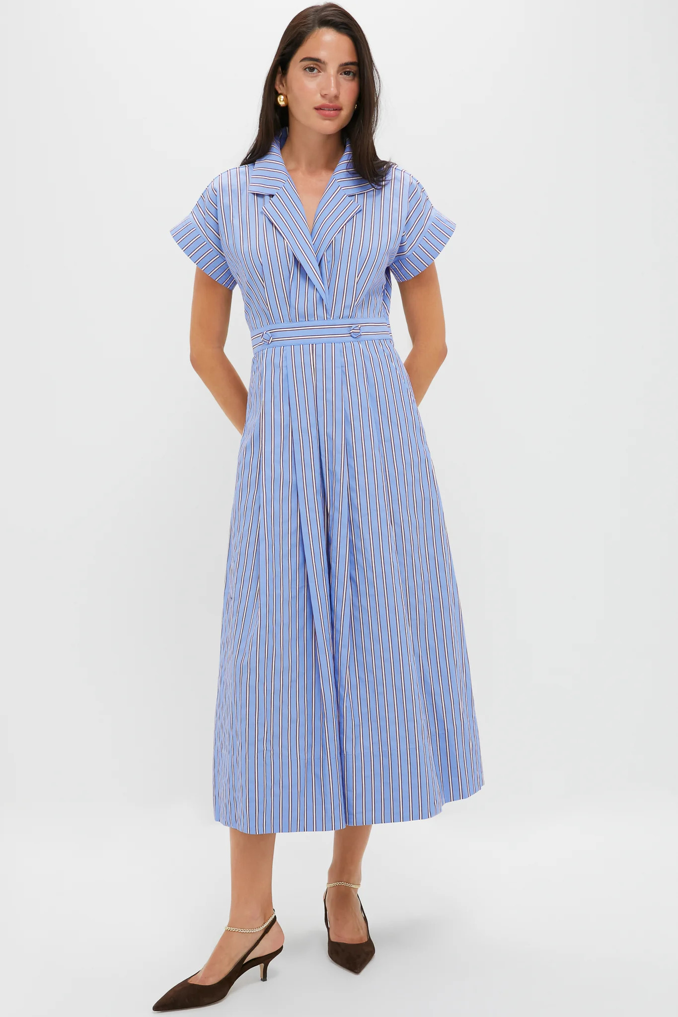 Marfa Stripe Sloane Wrap Dress | Tuckernuck (US)