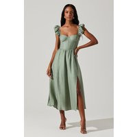 ASTR the Label | Wedelia Bustier Midi Dress in Sage | Size M | ASTR The Label (US)