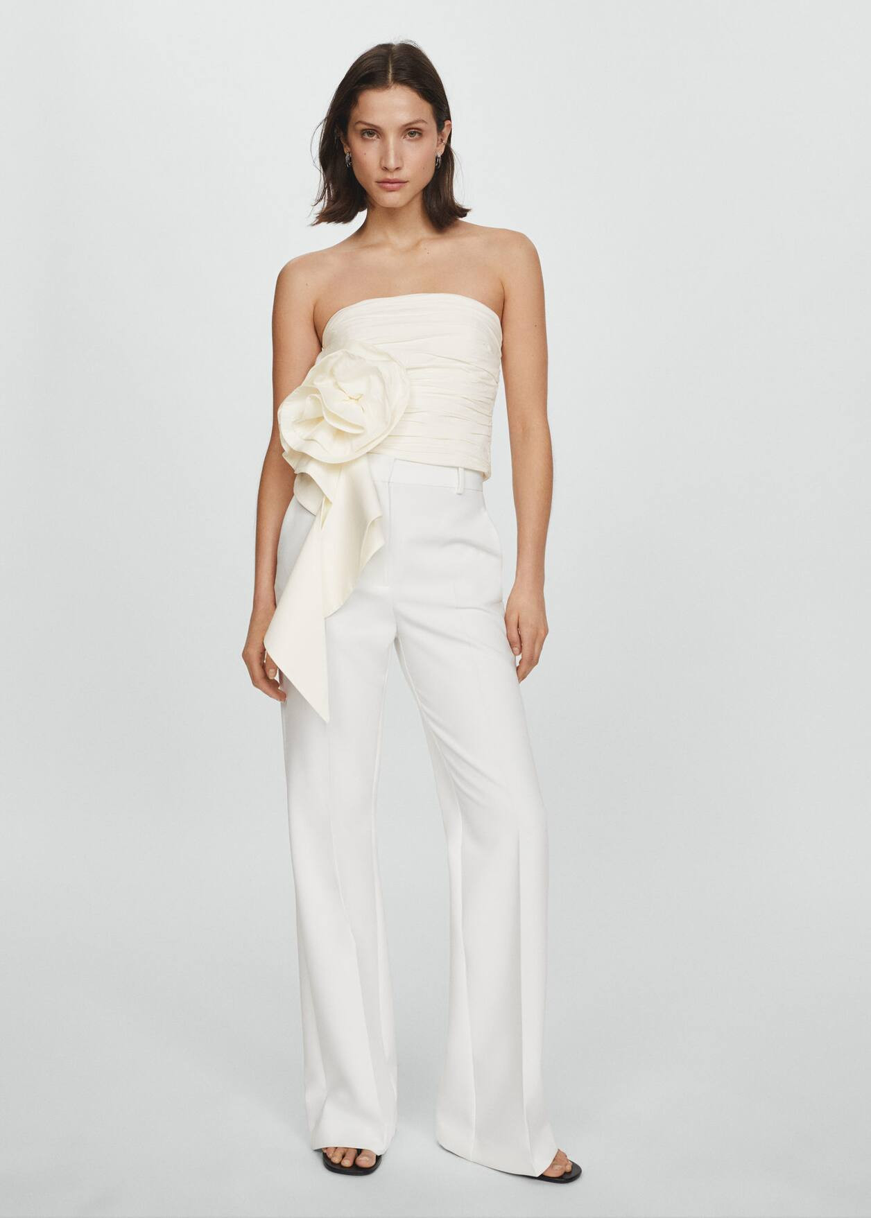 Flower maxi top -  Women | Mango USA | MANGO (US)