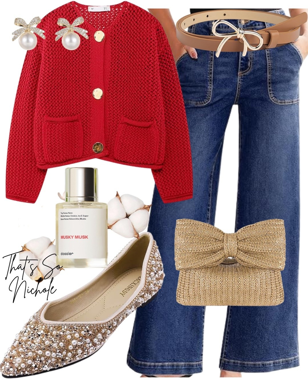 Red and gold perfection! Pair these dazzling flats with wide-leg jeans and a chunky cardigan for an elegant look. 

#LTKHoliday #LTKGiftGuide #LTKootd