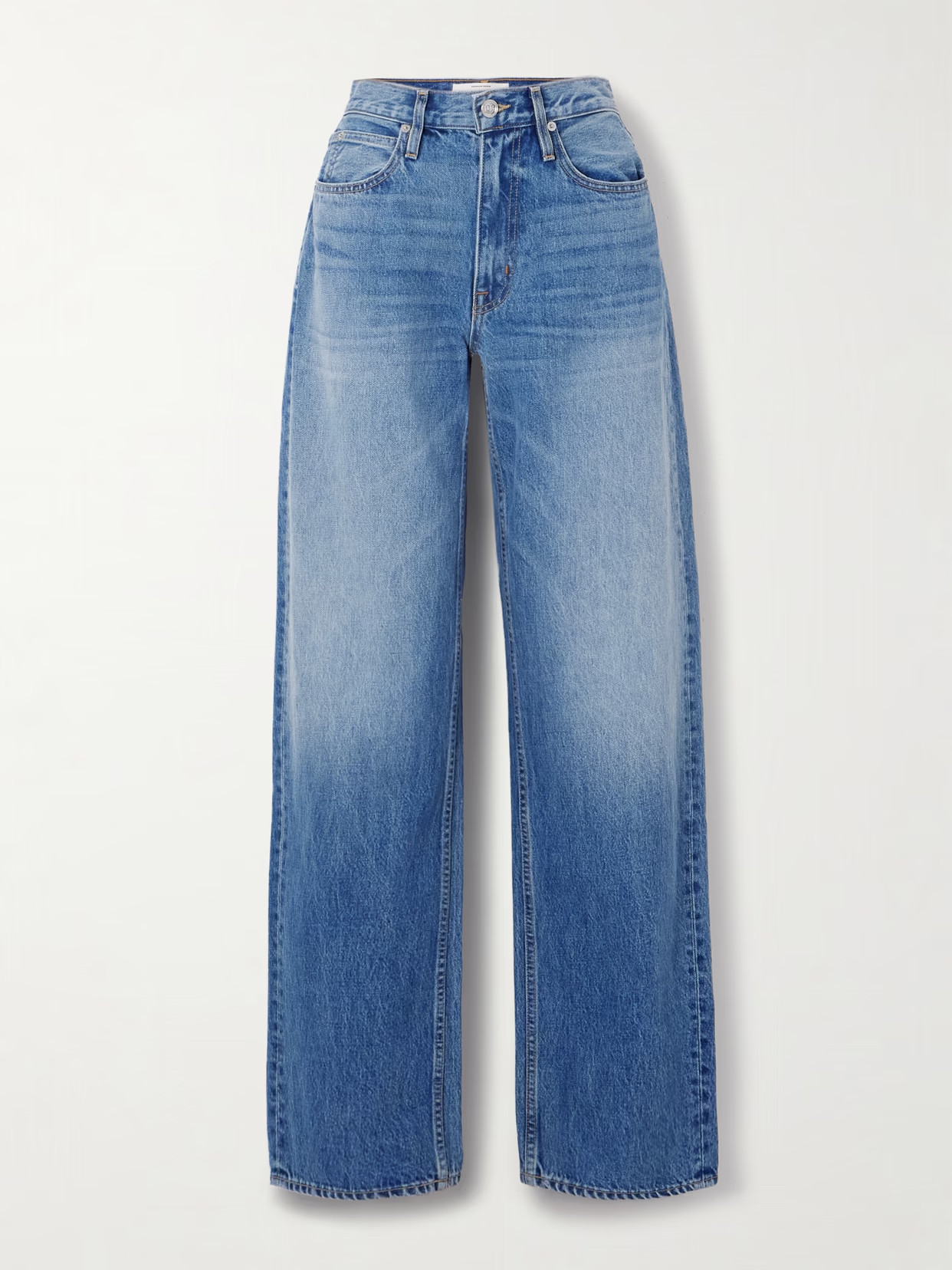 SLVRLAKE - Cassie High-rise Wide-leg Jeans - Blue | NET-A-PORTER (US)