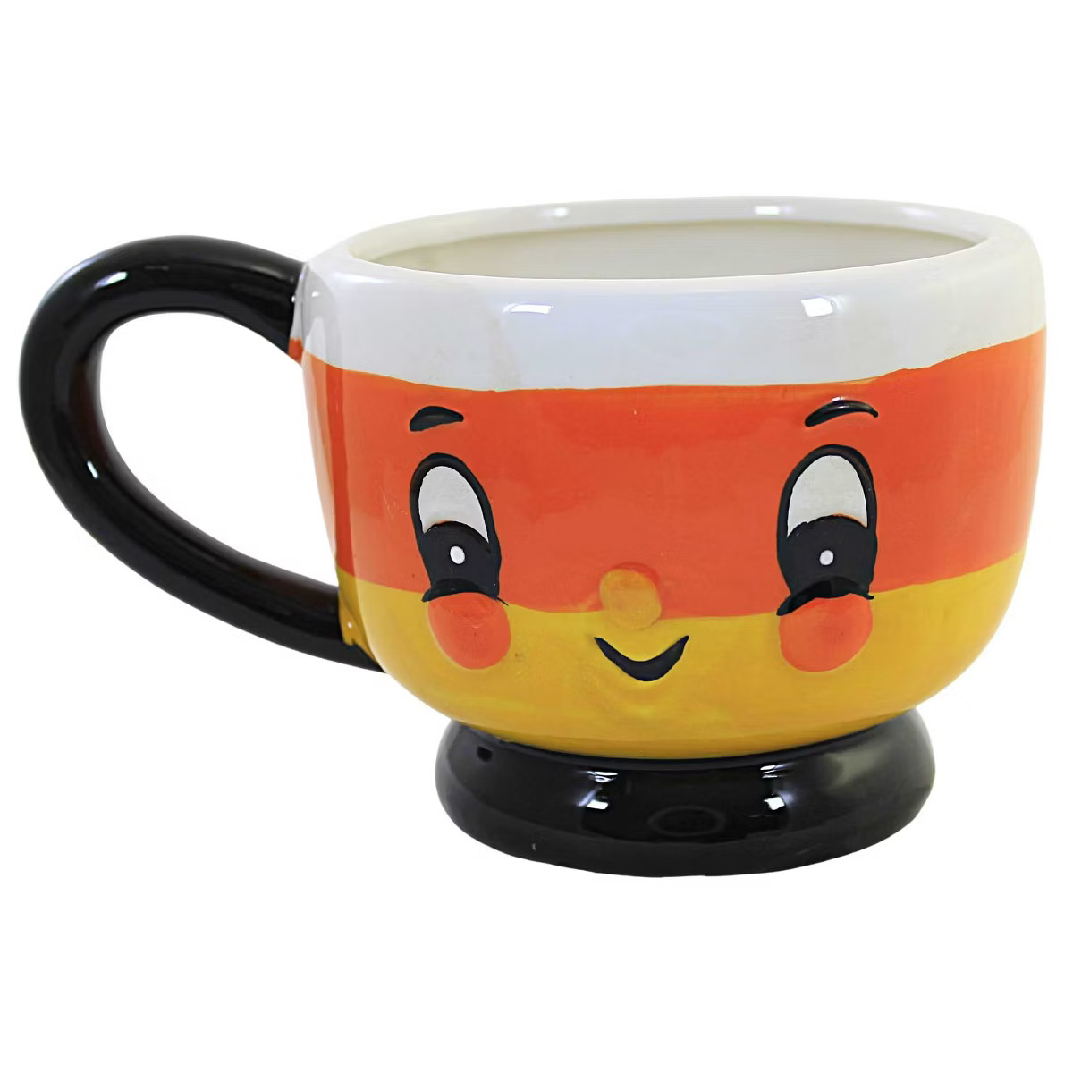 Tabletop Candy Corn Cup Halloween Soup Coffee Mug Transpac  -  Drinkware | Target