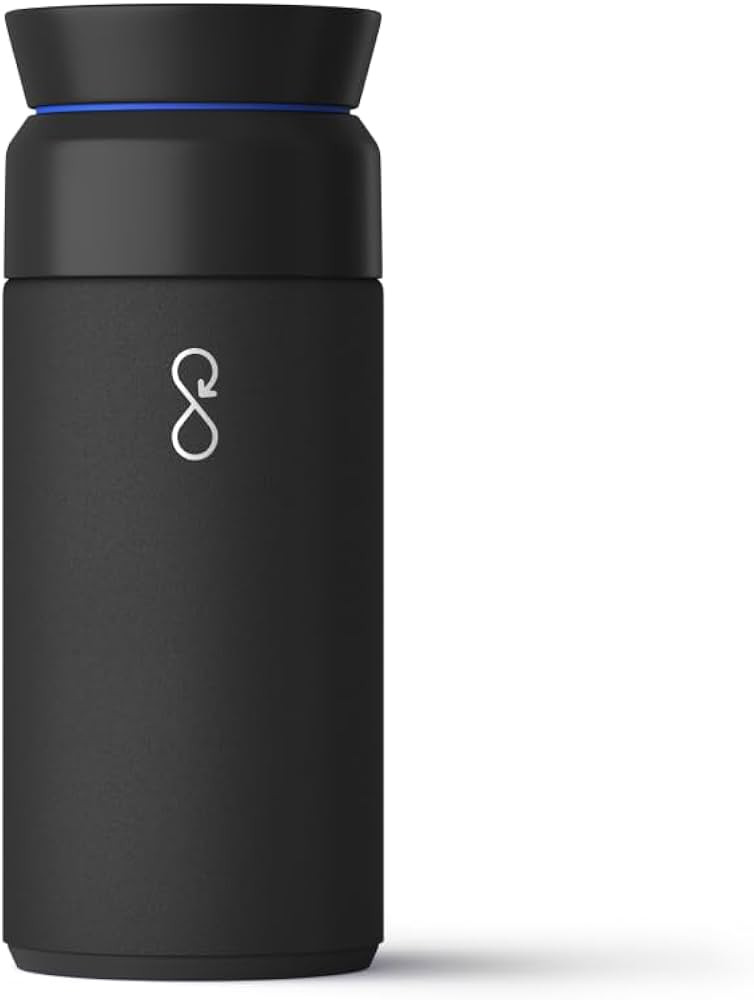 Ocean Bottle - Recycled Stainless Steel Brew Flask - Eco-Friendly & Reusable Bottle - Obsidian Bl... | Amazon (US)