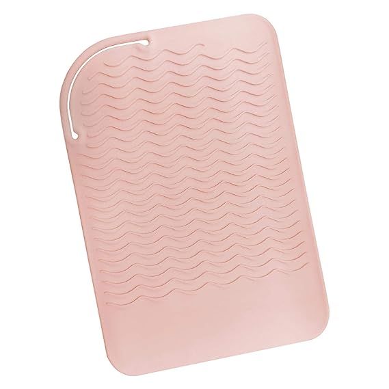 Sygile 11" X 7.5" Larger Size Heat Resistant Silicone Travel Mat, Anti-heat Pad for Hair Straight... | Amazon (US)