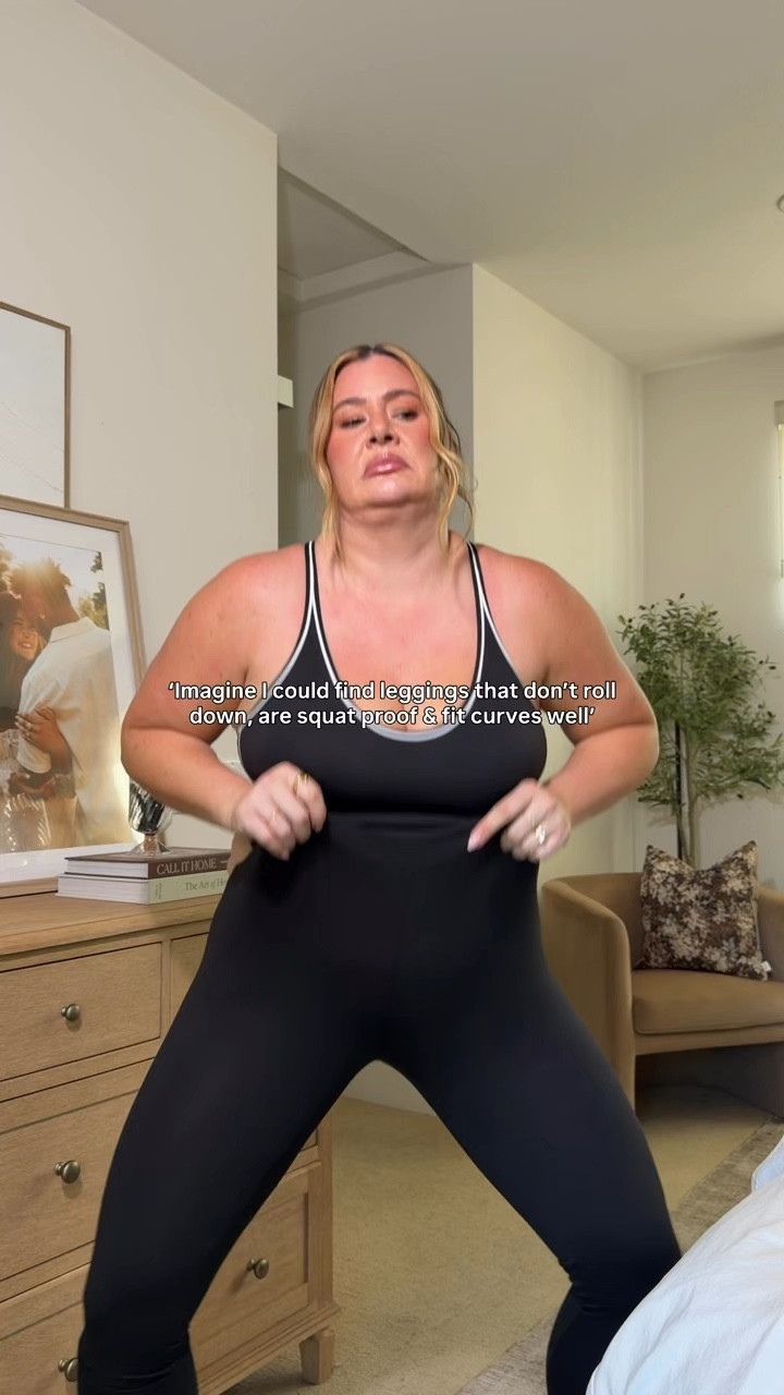 wearing an XL in everything :) if you wanna get it all heavily discounted, here’s the membership (optional membership fee) sign up: fabletics.com/VanessaEtheridge - it’s the cheapest way i’ve found to build a cute gym outfit wardrobe 🤎

#LTKootd #LTKfitnessgoals #LTKMidsize