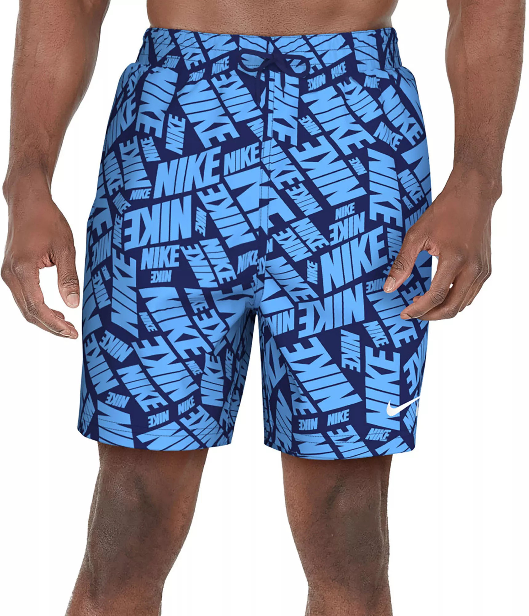 Nike Men's Tossed Logo 7" Volley Swim Shorts, XL, University Blue | Great Father's Day Gift | DICK'S Sporting Goods