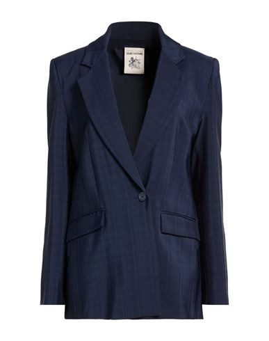 Semicouture Woman Blazer Navy Size 6 Viscose, Polyester | YOOX (US)