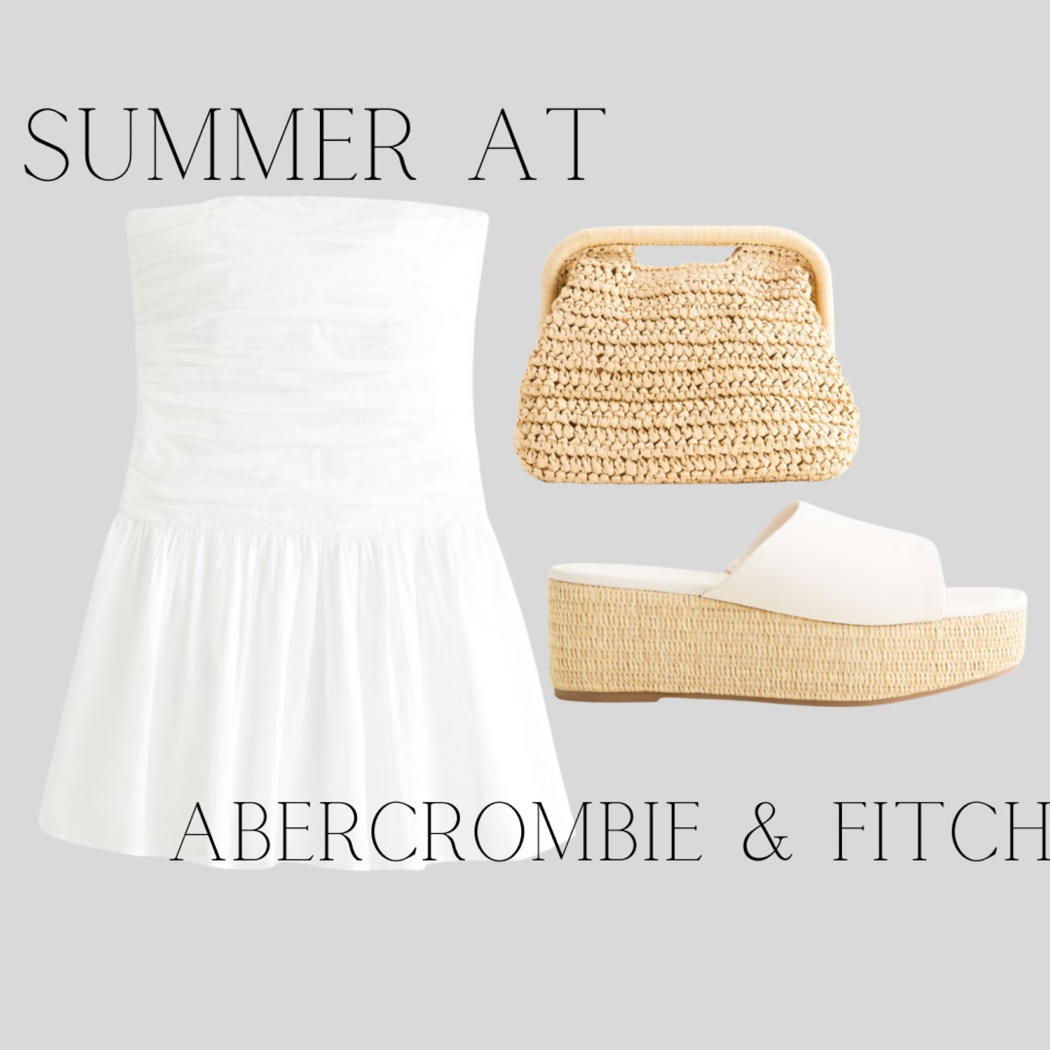 Summer look from Abercrombie & Fitch. Loving their basic right now!! 

#LTKStyleTip #LTKSeasonal #LTKFindsUnder100