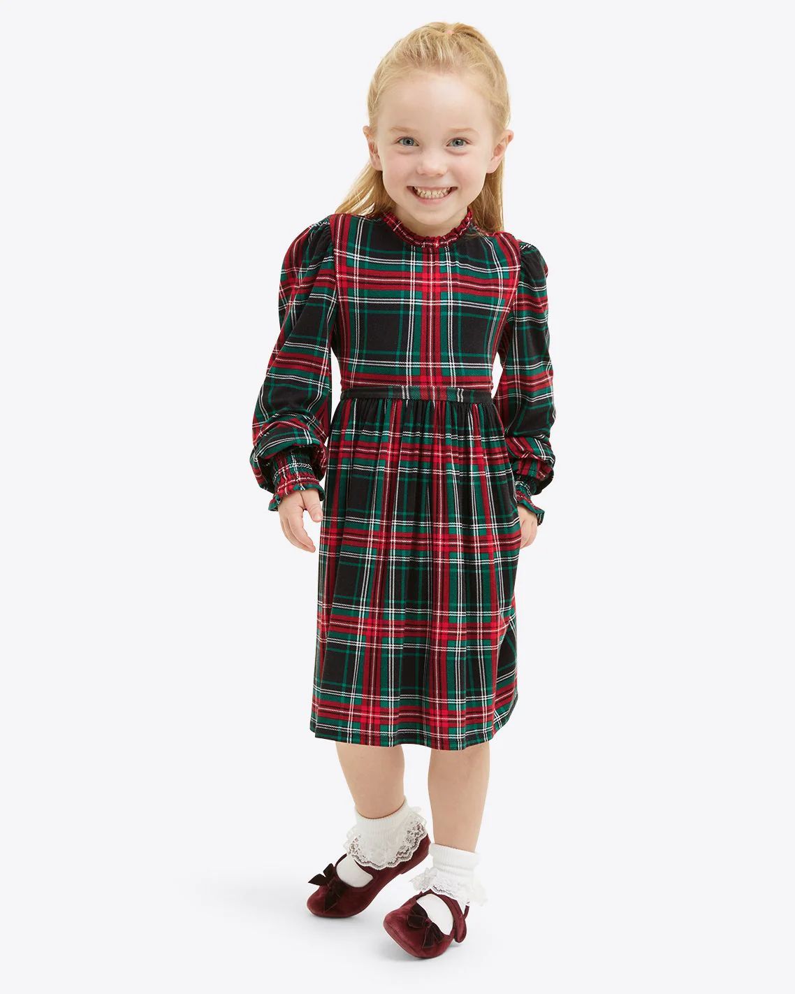 Kid's Kitty Dress in Georgia Plaid | Draper James (US)