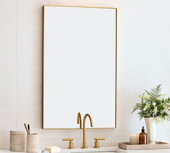 Linden Rectangular Mirror | Pottery Barn (US)