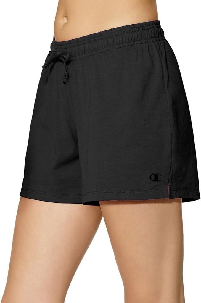Champion Women's Shorts, Jersey Shorts, Soft, Lightweight, Comfortable Shorts for Women, 5" (Plus... | Amazon (US)