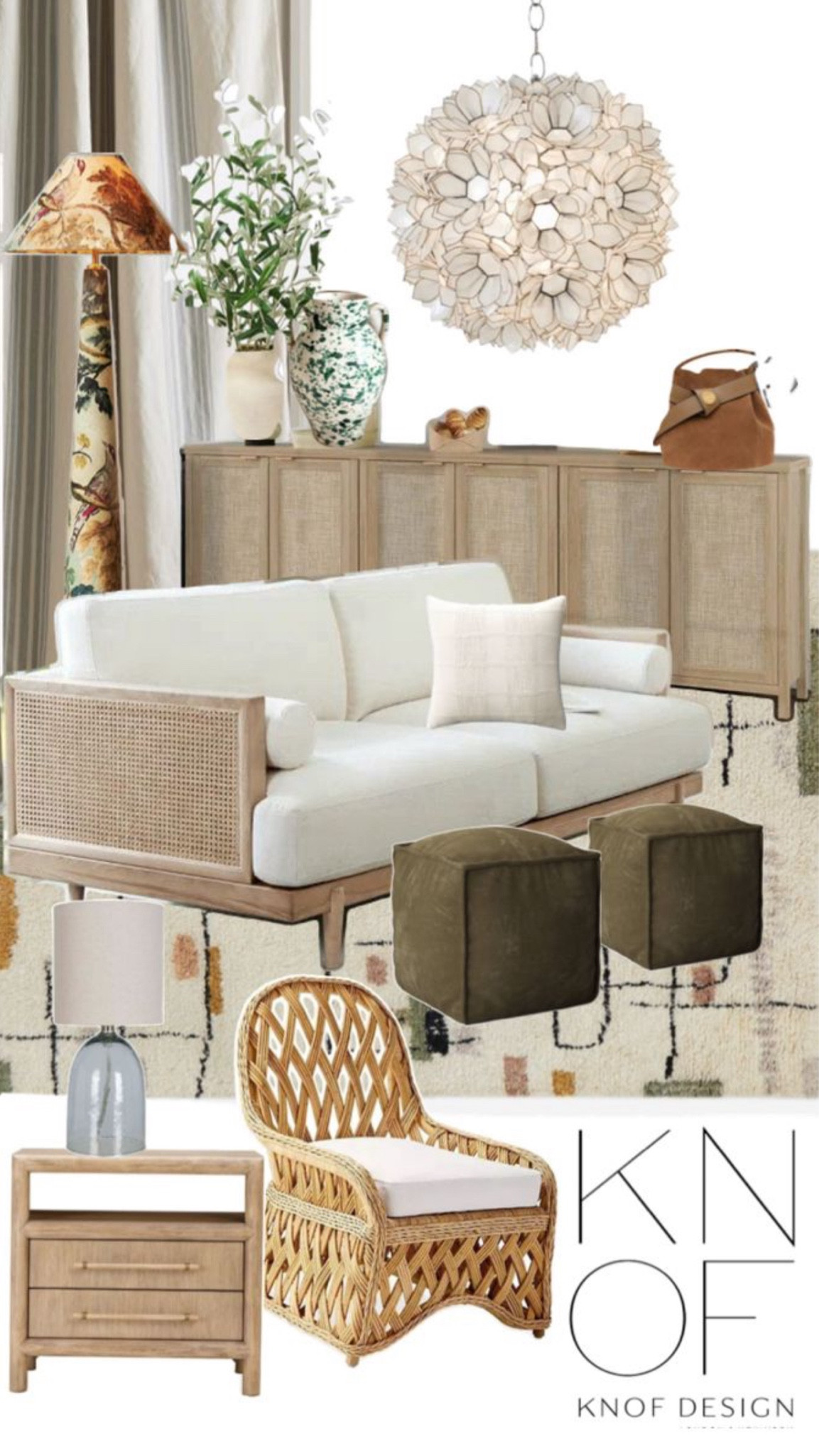 Naturally neutral with a twist! Looking to create a cosy and cool living room? This nature inspired interior hits home! #naturalinterior #cleanliving 

#LTKSaleAlert #LTKHome #LTKxWayfair