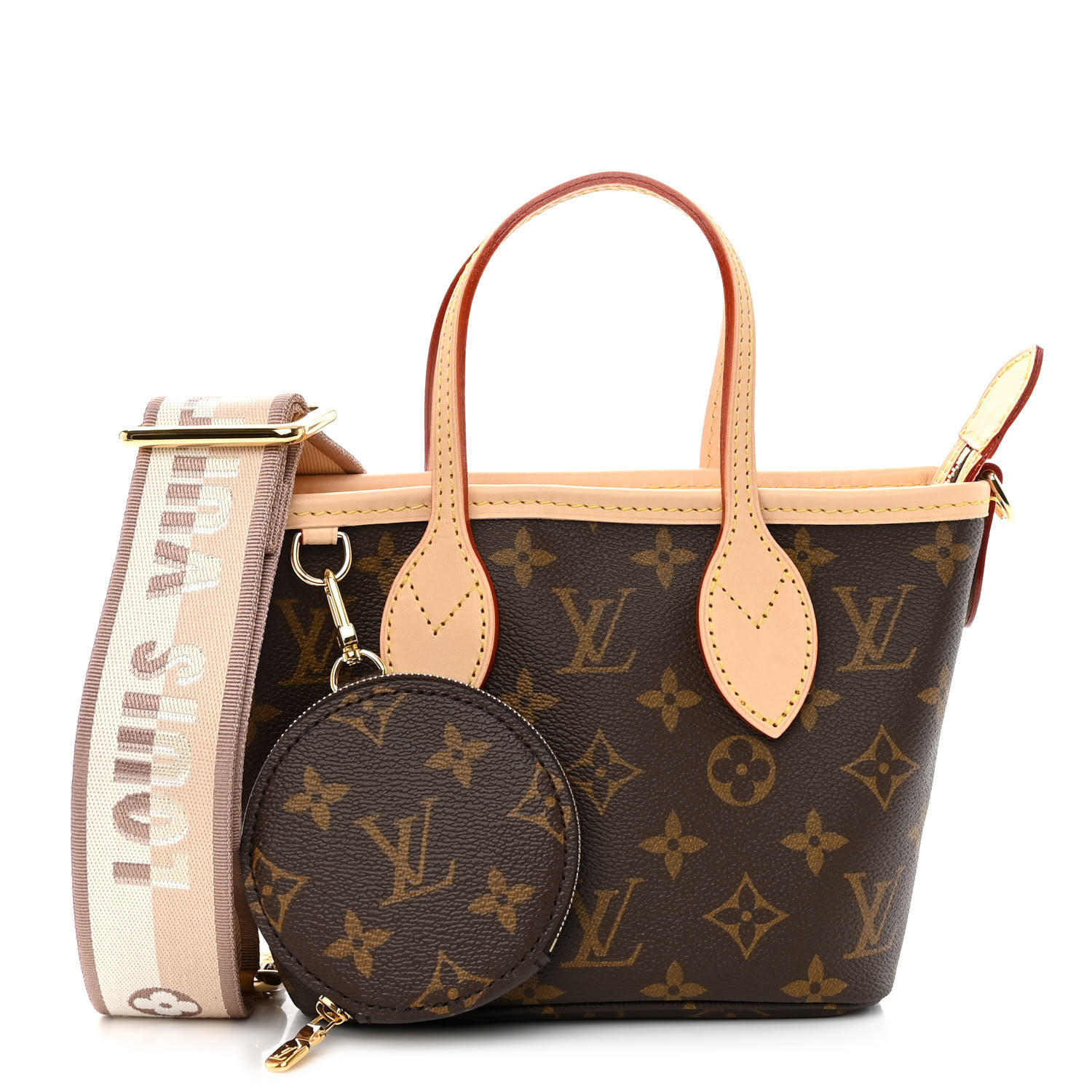 Monogram Neverfull BB Beige | FASHIONPHILE (US)
