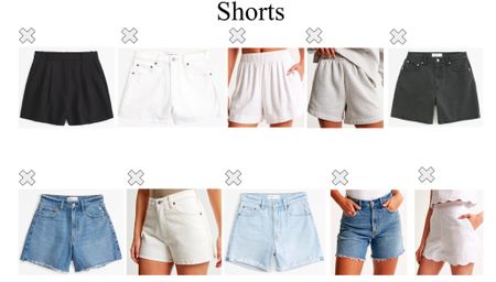 These are the best basic shorts for summer! I always find myself choosing the bottoms of my outfit first then figuring out the rest of the outfit! 

#LTKStyleTip #LTKSeasonal #LTKBeauty