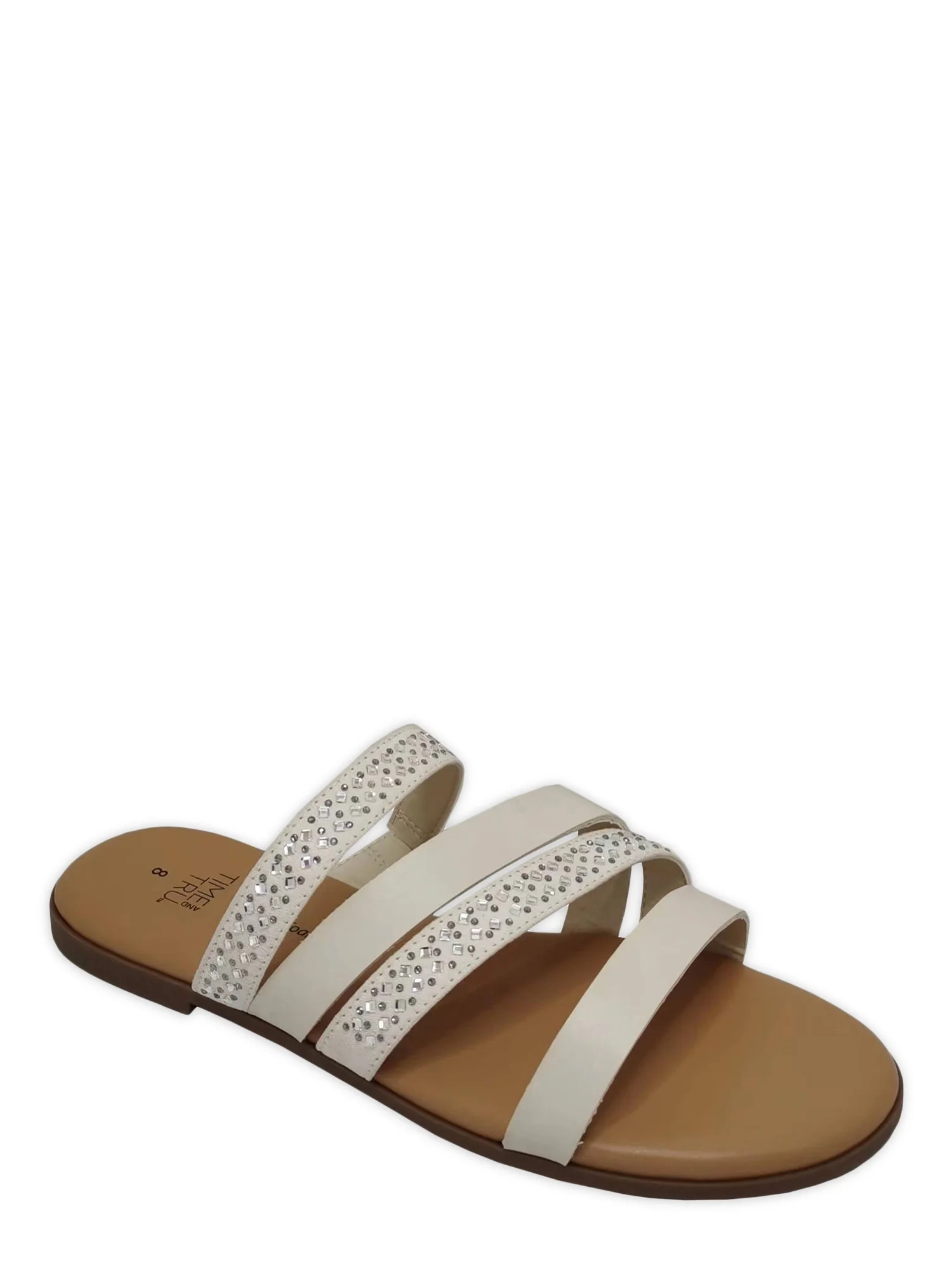 Time and Tru Women's Core Strappy Sandals | Walmart (US)
