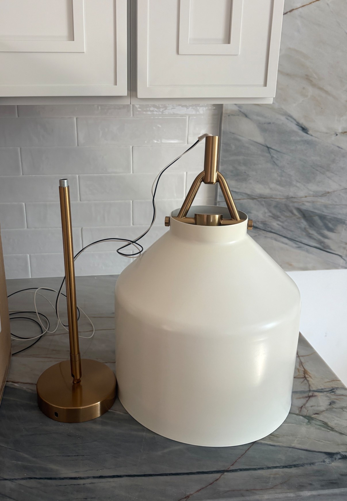 Pendant lighting!
Ivory antique brass island lights!
I got mine from ping lighting but looks like they are at West elm on sale! 
Drilon Nordic Minimalist Morandi Matte Metal Pendant Light

https://www.pinglighting.com/product/nordic-minimalist-mondrian-metal-pendant-simple-industrial-9-colors-hanging-lamp-bedside-kitchen-island-dining-room-coffee-shop/#/2868-finish-antique_brass/2987-size-1075/2989-color-powder_coated_ivory

#LTKFallSale #LTKStyleTip #LTKHome