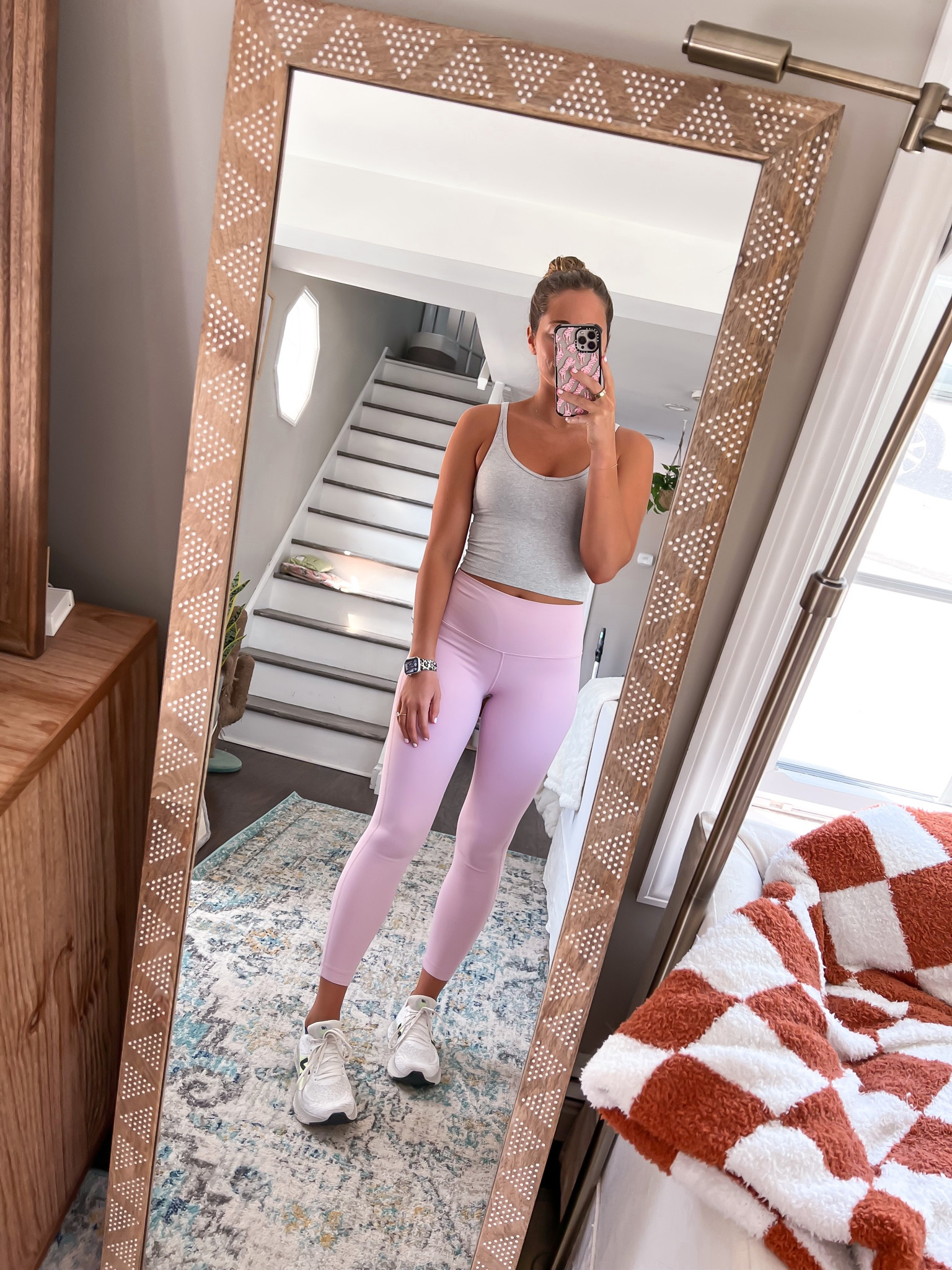 OOTD- Wednesday Align T-shirt (4) Pink Lychee Align Legging (4) Pink Lychee  : r/lululemon