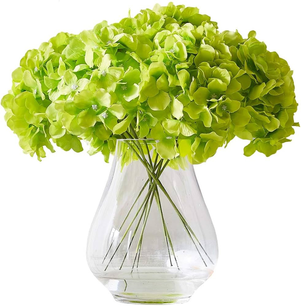 Artificial Hydrangea Flower Heads Hydrangea Silk Flowers Head for Wedding Centerpieces Bouquets D... | Amazon (US)