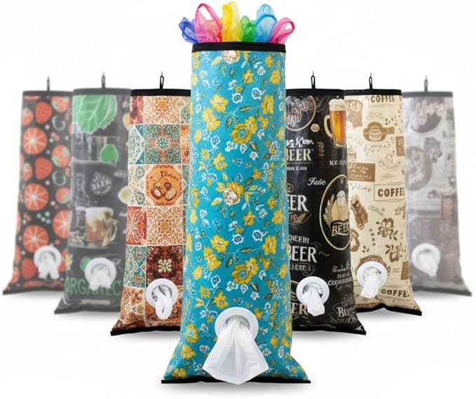 Puxa Saco Organizador de Parede para Cozinha PVC Impermeável 50cm x 20cm Estampas Sortidas Siste... | Amazon (BR)