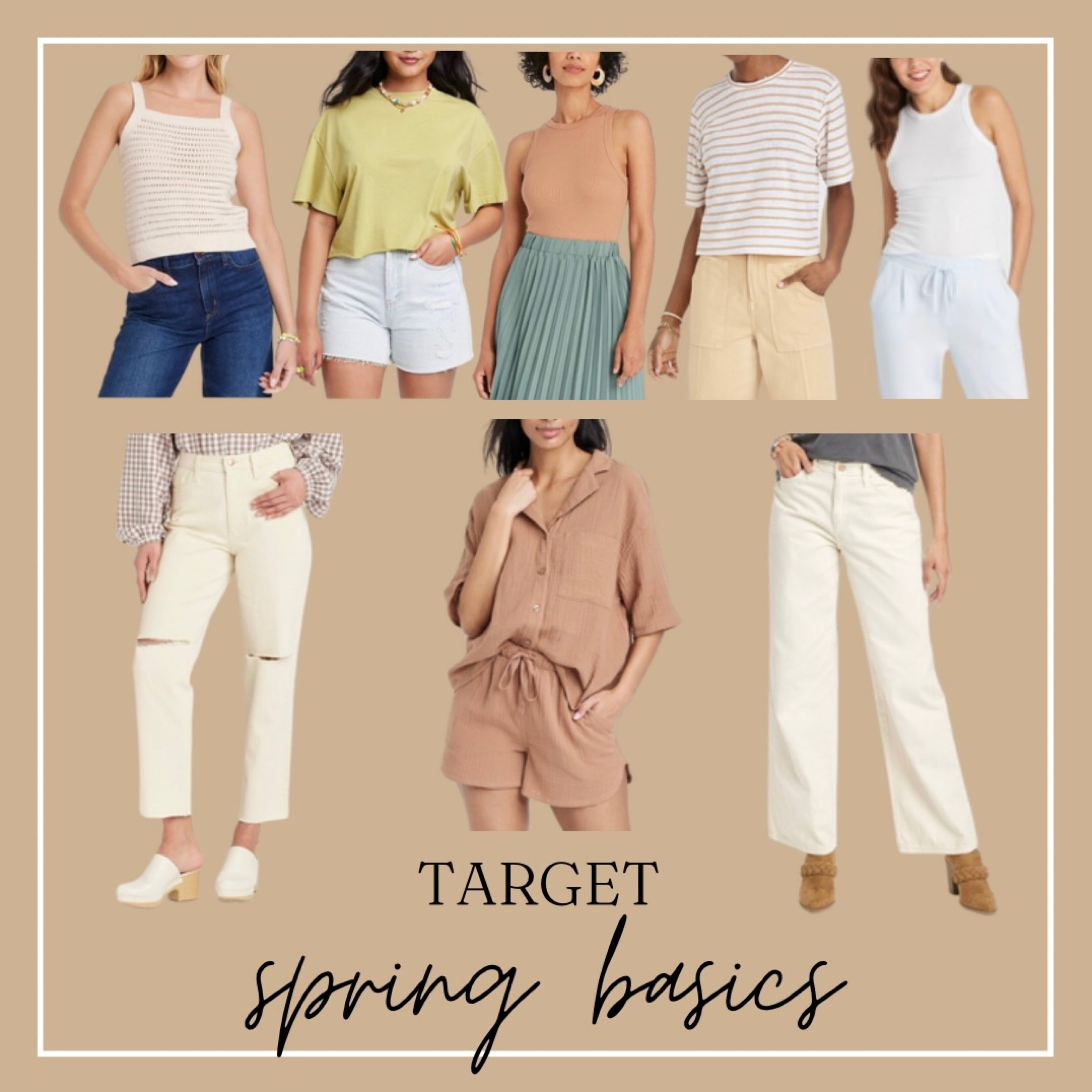 Spring Target Haul / basics / lounge / simple / tanks / TTS / wide leg pants

#LTKSeasonal #LTKstyletip #LTKfit