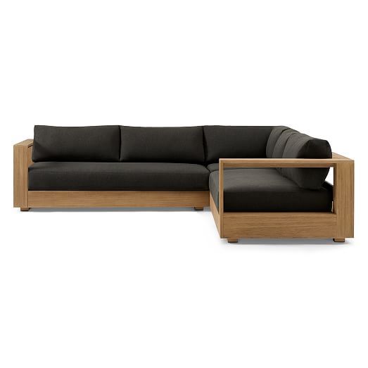Telluride Outdoor 3-Piece L-Shaped Sectional | West Elm (US)