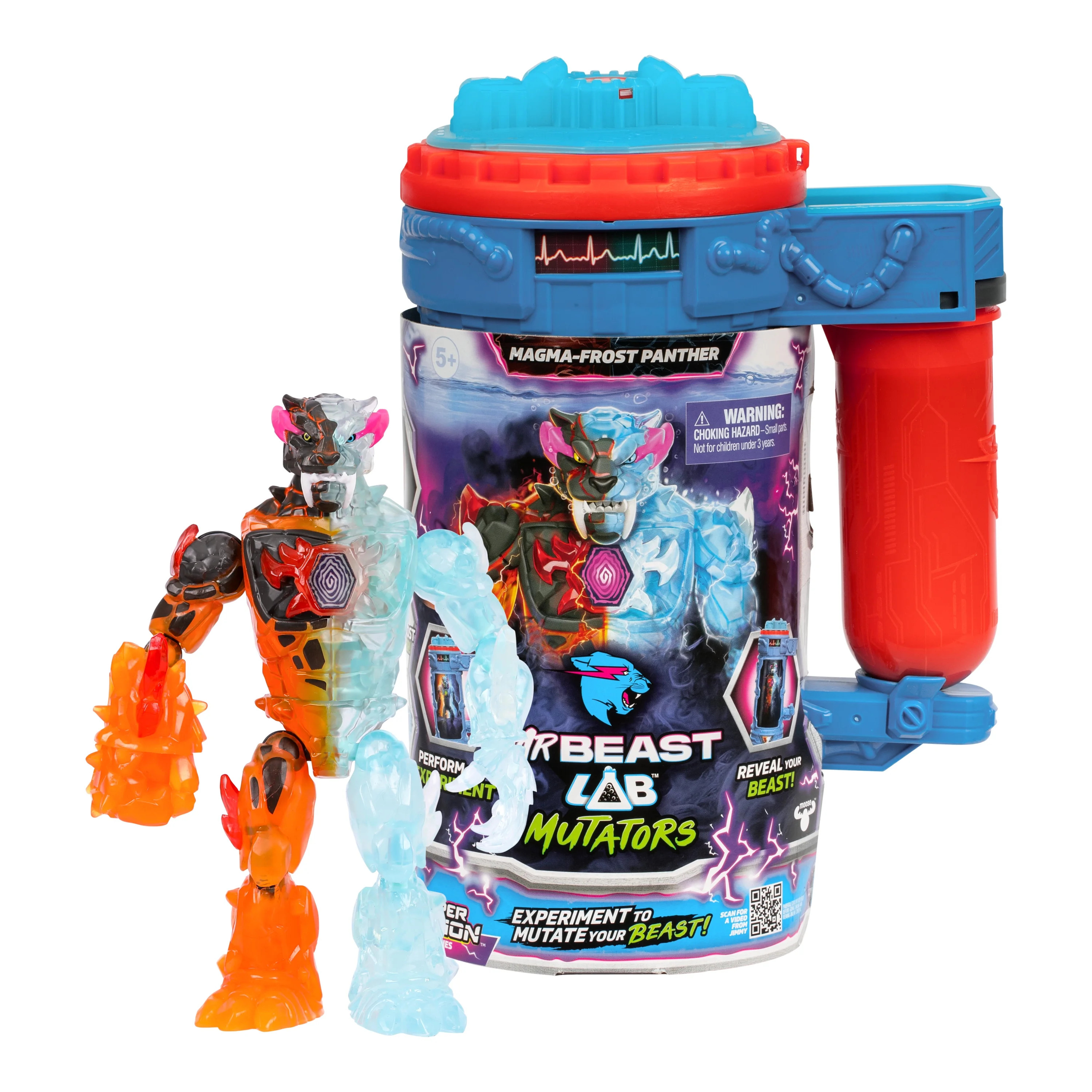 MrBeast Lab Hyper Fusion Mutators, Experiment & Create The Exclusive Magma-Frost Panther, Ages 5+... | Walmart (US)