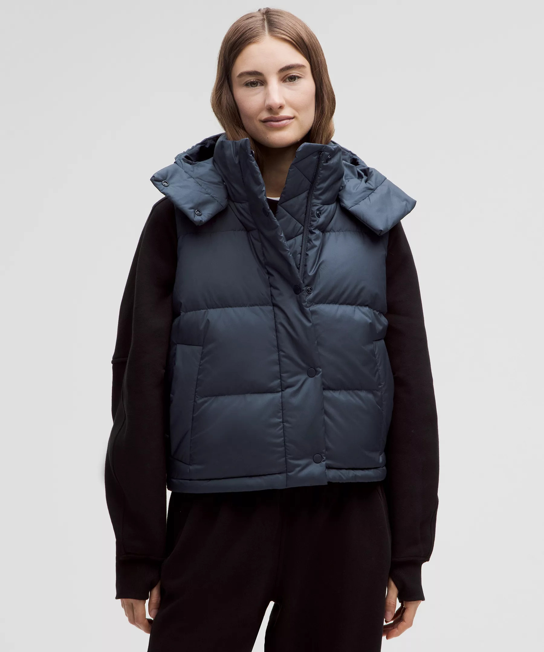 Wunder Puff 600-Down-Fill Cropped Vest | Women's Coats & Jackets | lululemon | Lululemon (US)