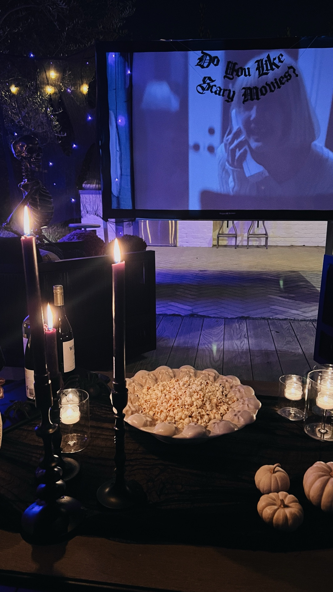 Sometimes you just need a  backyard scary Halloween movie night💀👻💀🖤👻

#LTKHalloween