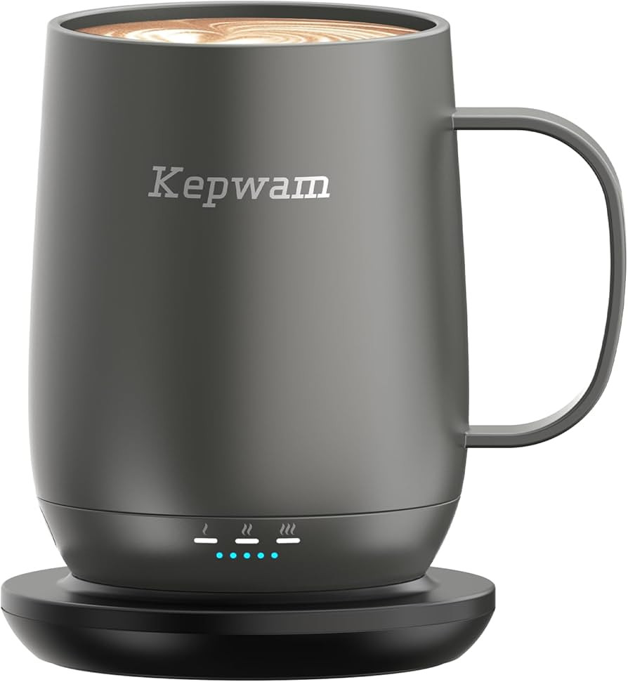 Self Heating Coffee Mug T2, 16oz Smart Heated Coffee Mug, 150 Min Battery Life - Hot up to 149℉... | Amazon (US)