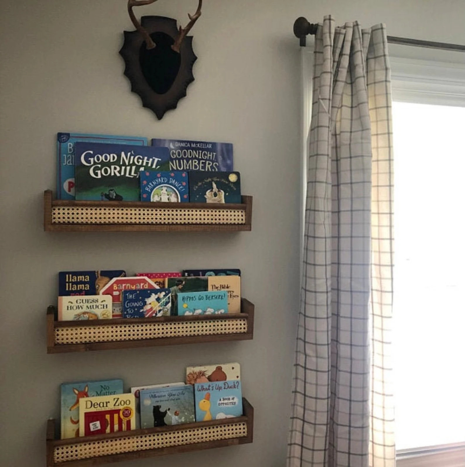 Rattan Shelf Nursery Bookshelf Nursery Shelves Nursery | Etsy | Etsy (US)