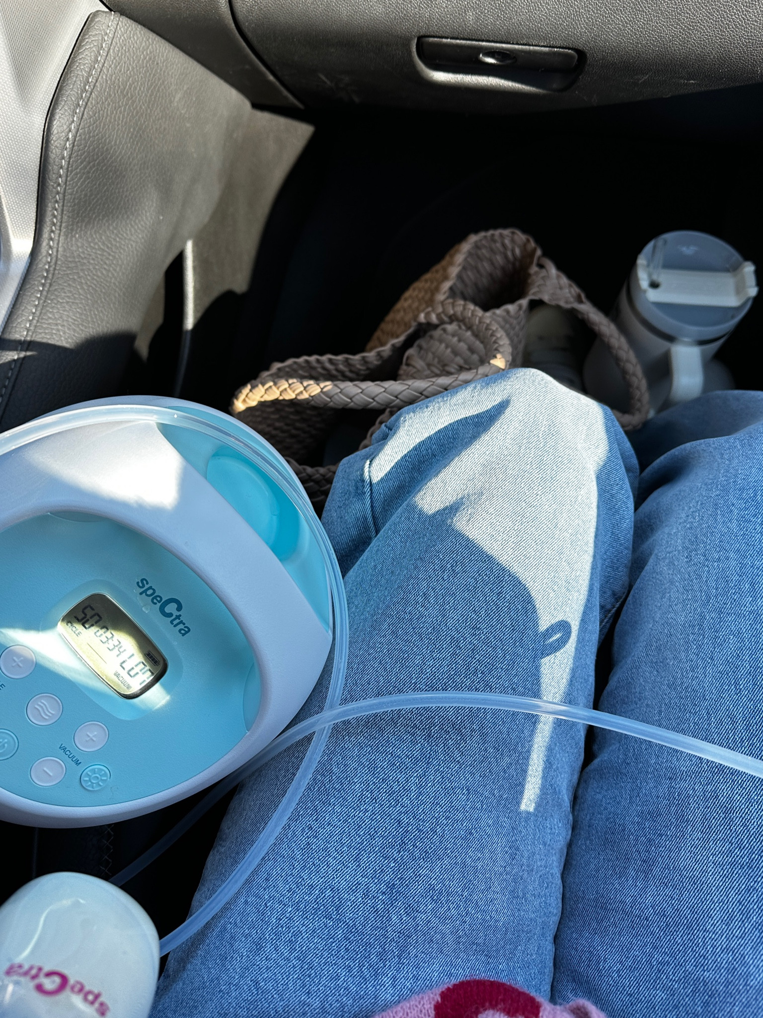 The cordless breast pump has been a game changer this go around with so many doctor’s appointments! I pumped in the car twice today! 

I love these jeans - I went up 2 sizes from my usual for postpartum (they’re under $100) and my purse holds a diaper organizer perfectly  

#LTKbaby #LTKfamily