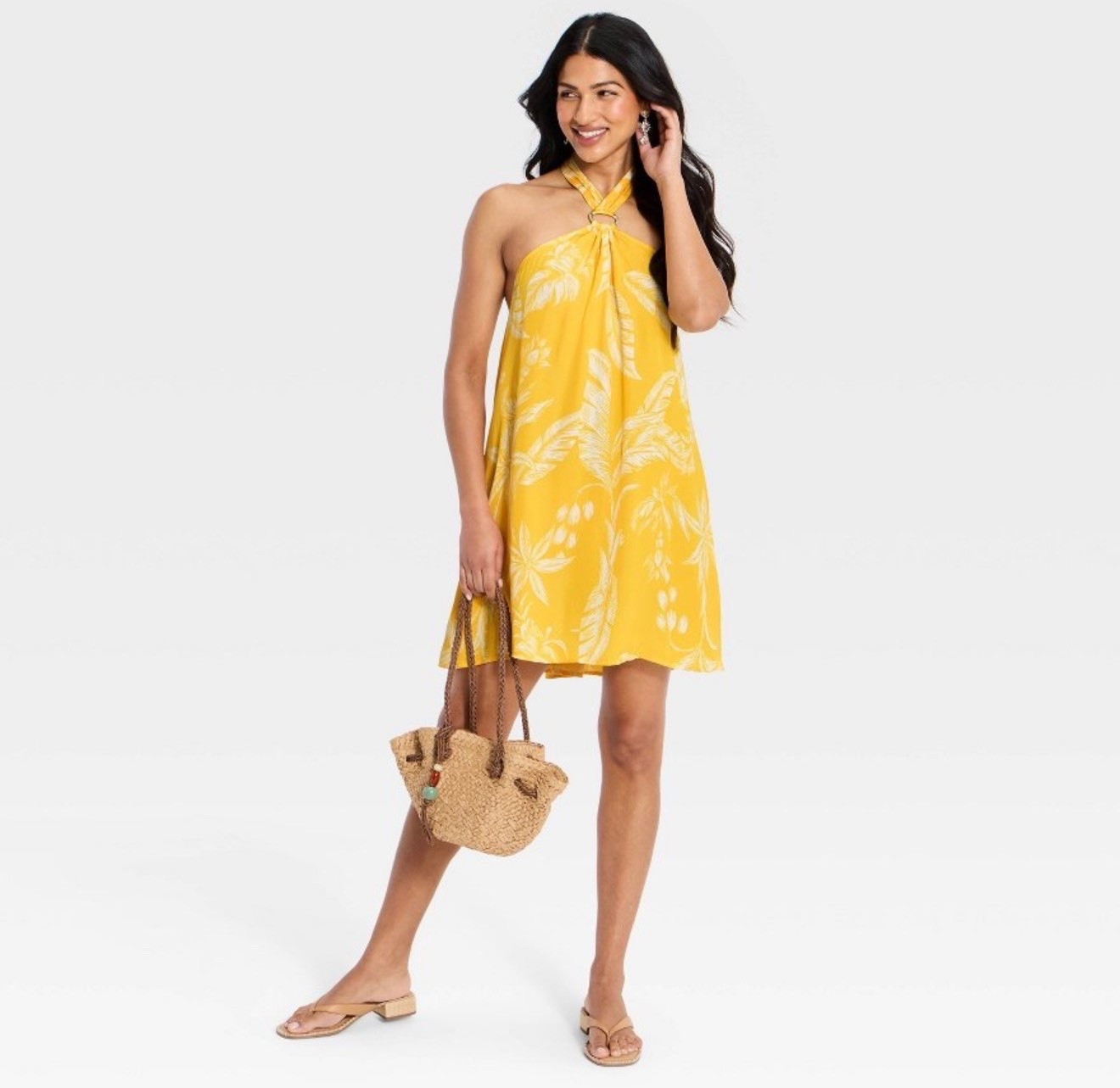 Another vacation-ready summer style ☀️🌴  This $17 Target dress comes in 3 colors and is such an easy throw-on look!🎯✨@Target

#LTKootd #LTKgrwm #LTKmomlife