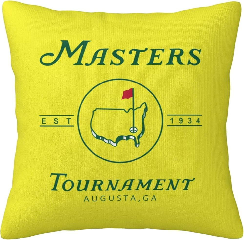 18"X 18"Inch Polyester Golf Tournament Pillow Cases Square Decor Car Bed Bedroom Sofa Soft Master... | Amazon (US)