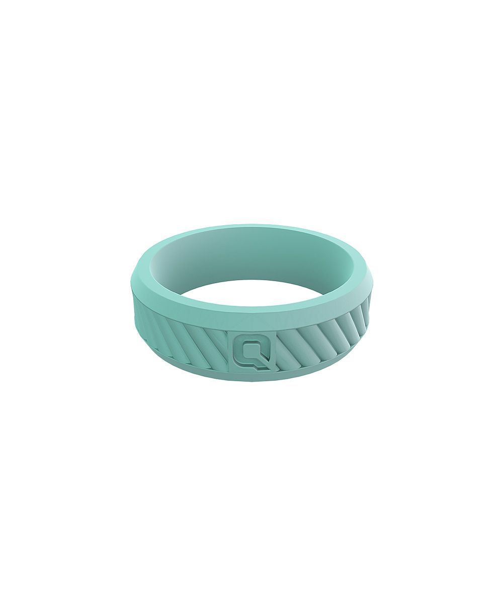 QALO Women's Rings Teal - Teal Traverse Silicone Ring | Zulily