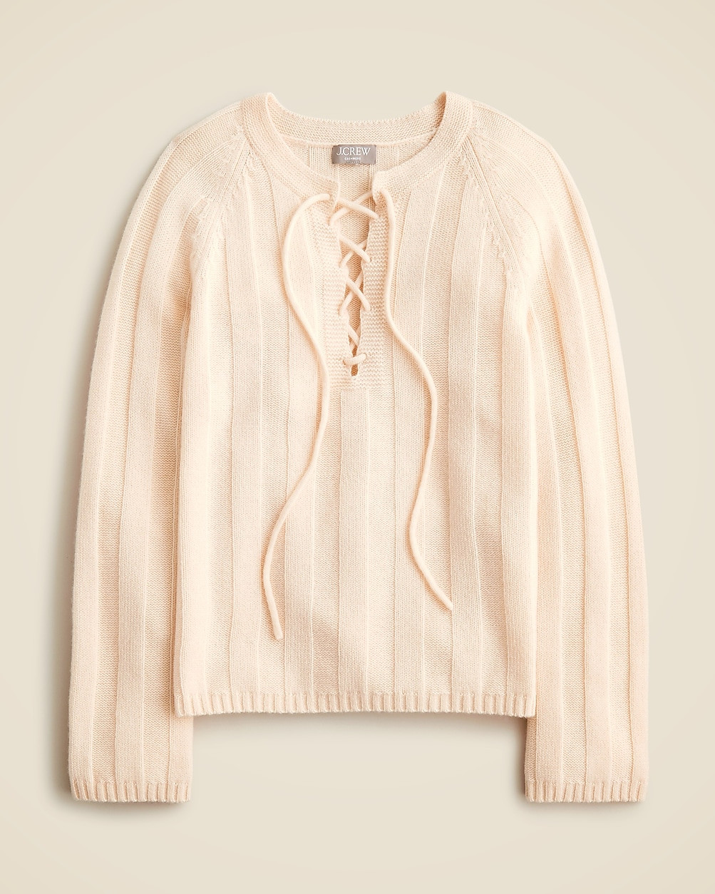 Collection cashmere lace-up beach sweater | J. Crew US