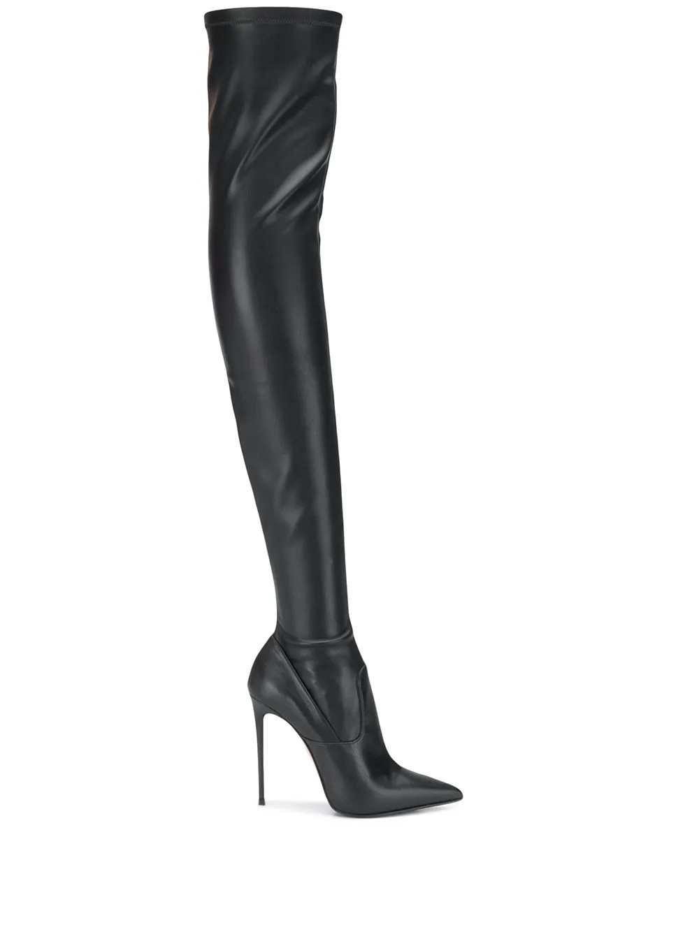 Eva thigh-high leather boots | Farfetch Global