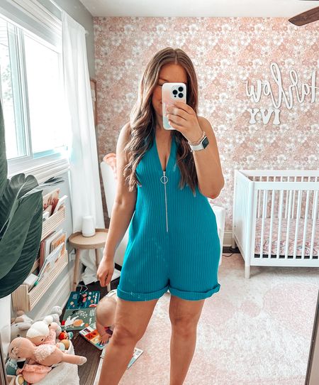 Wearing size L.  Very comfy & stretchy, would work well if you have a bump 


One piece / romper / bump friendly / midsize / summer outfit / spring outfit / mom outfit / swim coverup / travel / vacation outfit 

#LTKbump #LTKmidsize #LTKswim