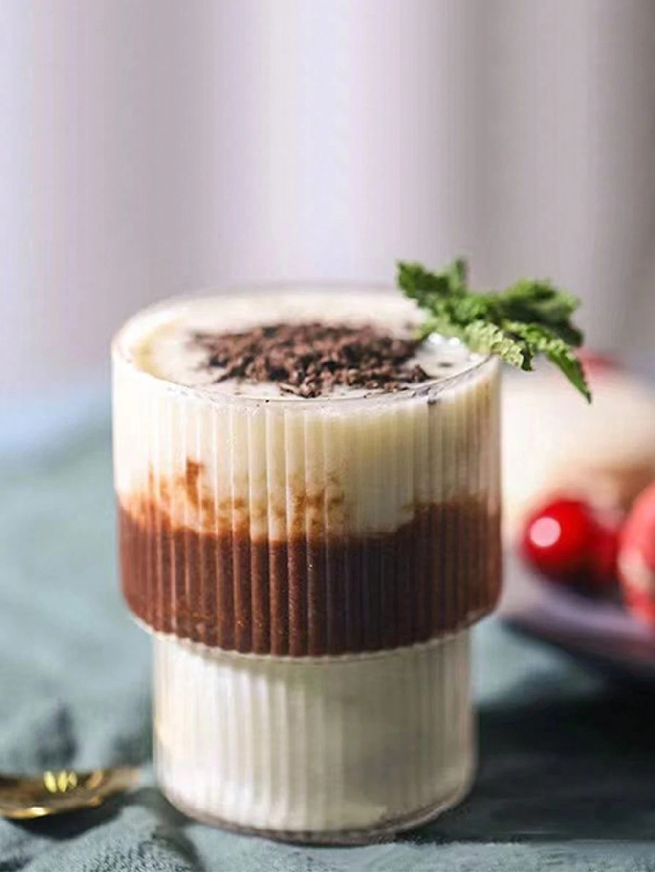 Transparent glass coffee milk cup, juice cup 1pc | SHEIN